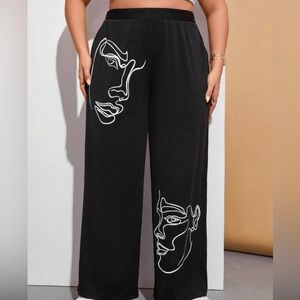 SHEIN Black Wide Leg Jumpsuit